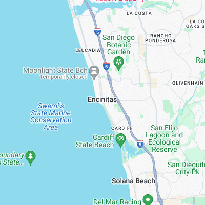 Swamis surf map