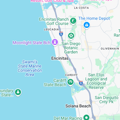 Swamis surf map