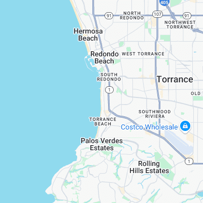 Torrance Beach The Avenues surf map