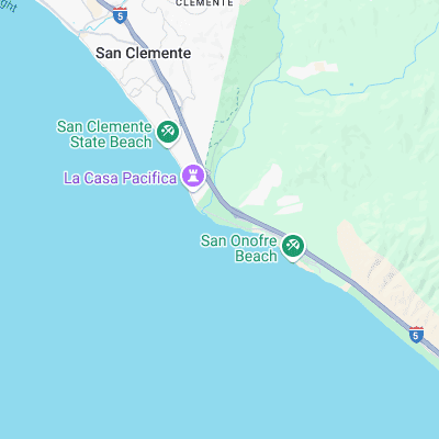 Trestles surf map