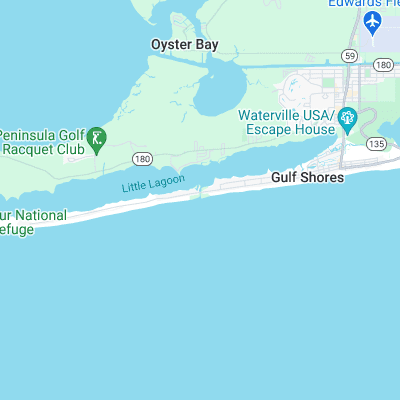 West Beach surf map