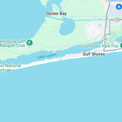 West Beach surf map