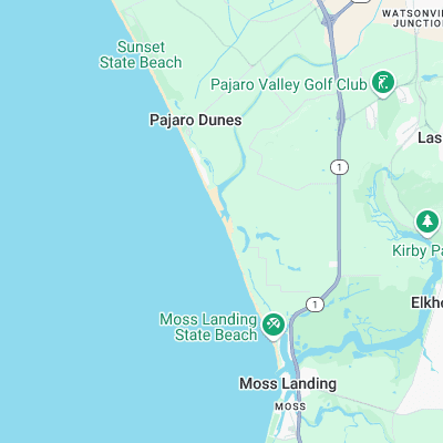 Zmudowski State Beach surf map